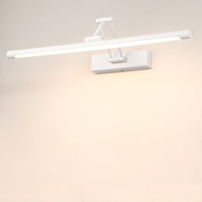 Edge Minimalistisk LED Vägglampa Svart/Vit Inomhus Badrum Metall