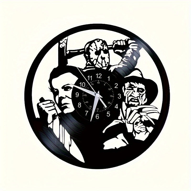 VinylHorror - Stil Horror-tema Väckarklocka, Vinylskiva