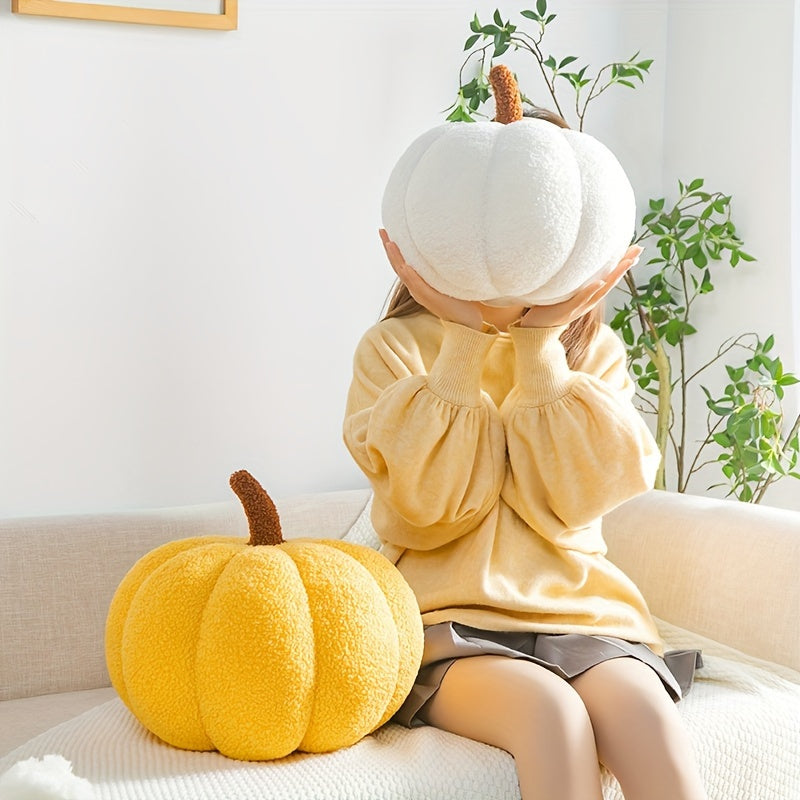 Mysig Pumpa Kudde - Mjuk, Färgglad Dekoration för Halloween och Fester