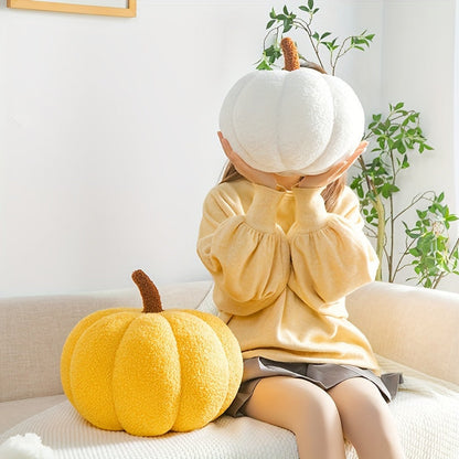 Mysig Pumpa Kudde - Mjuk, Färgglad Dekoration för Halloween och Fester
