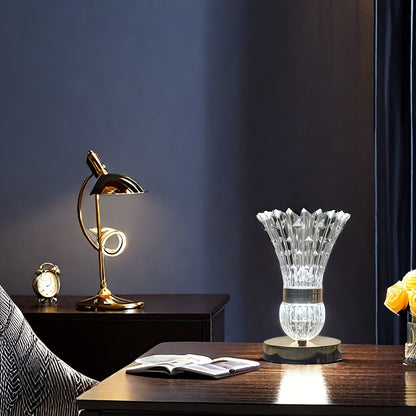 GlowSphere - Modern USB-uppladdningsbar touch-lampa med LED-stämningsbelysning och tre färgalternativ