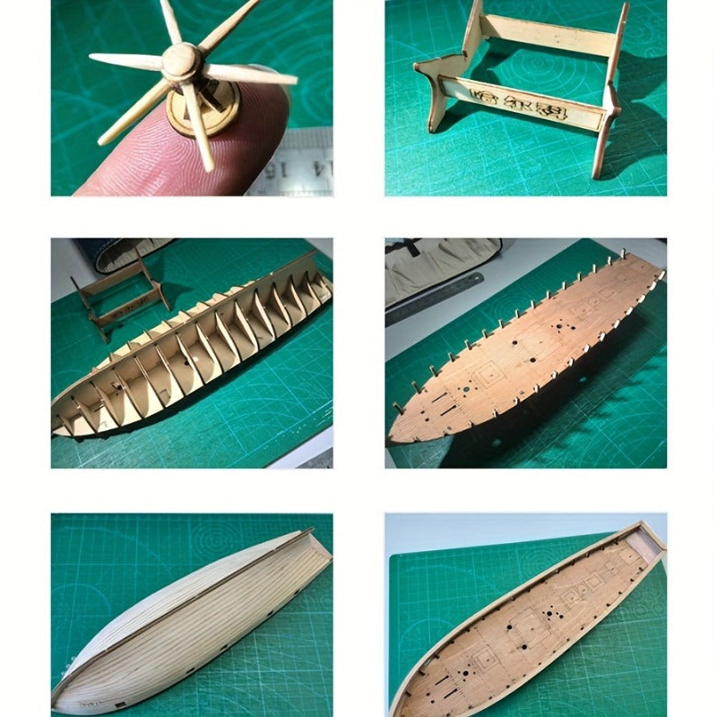 Klassisk träseglarskepp modell – Detaljerat 3D pussel för skeppsentusiaster