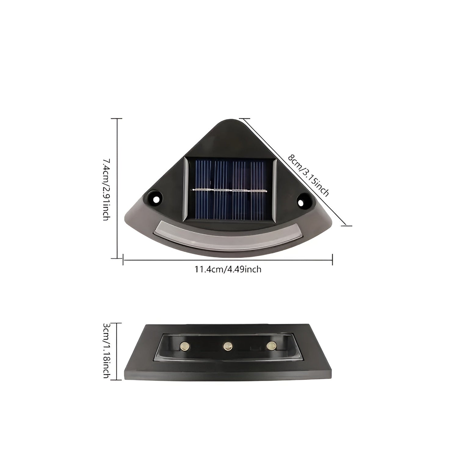 Solälskande trappbelysning i ett 4-pack – Väderbeständig | Perfekt för trädgård, gångvägar och utomhusområden