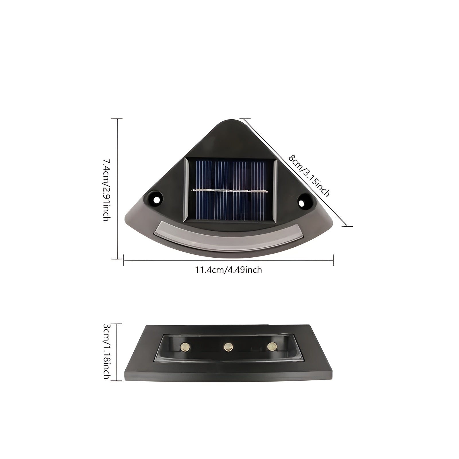 Solälskande trappbelysning i ett 4-pack – Väderbeständig | Perfekt för trädgård, gångvägar och utomhusområden