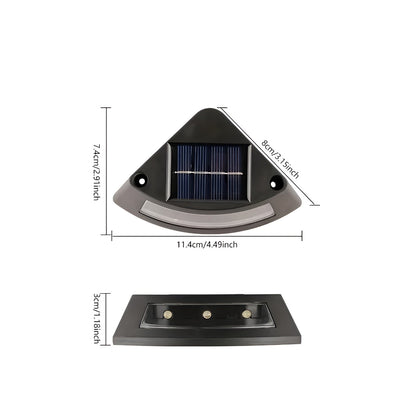 Solälskande trappbelysning i ett 4-pack – Väderbeständig | Perfekt för trädgård, gångvägar och utomhusområden