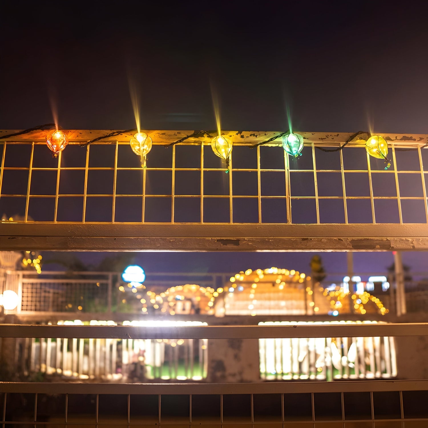 FeierFlare - Flerfärgad Hängande Ljussträng