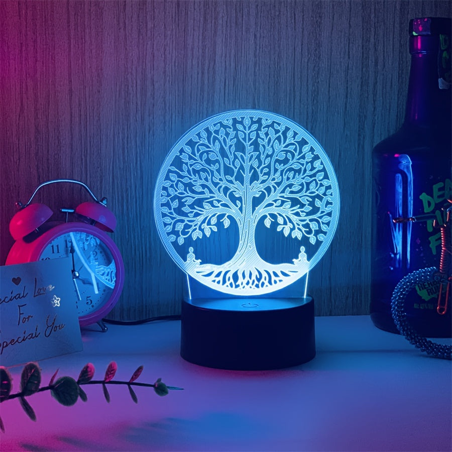 BoomLamp - 3D Akryl Nattlampa USB-driven