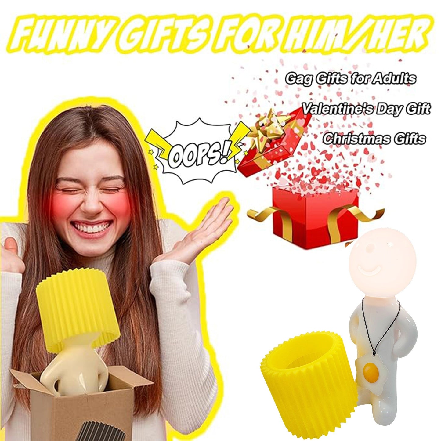 GlowCraft - Dimbar Akryl Bordslampa med LED-belysning och Tryckknappskontroll