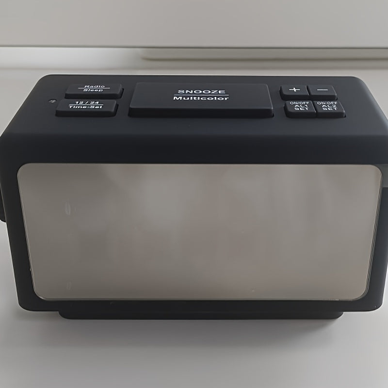 RGB Spegelväckarklocka med LED-display och radiofunktion – Trendig klocka för ditt rum