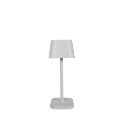 Trådlampad aluminium LED-bordslampa med touch-dimmer – Laddningsbar och bärbar