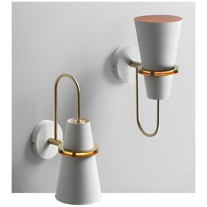 LuxeHorn Glow - Macaron Designer Vägglampa med Modern Horn Elegans