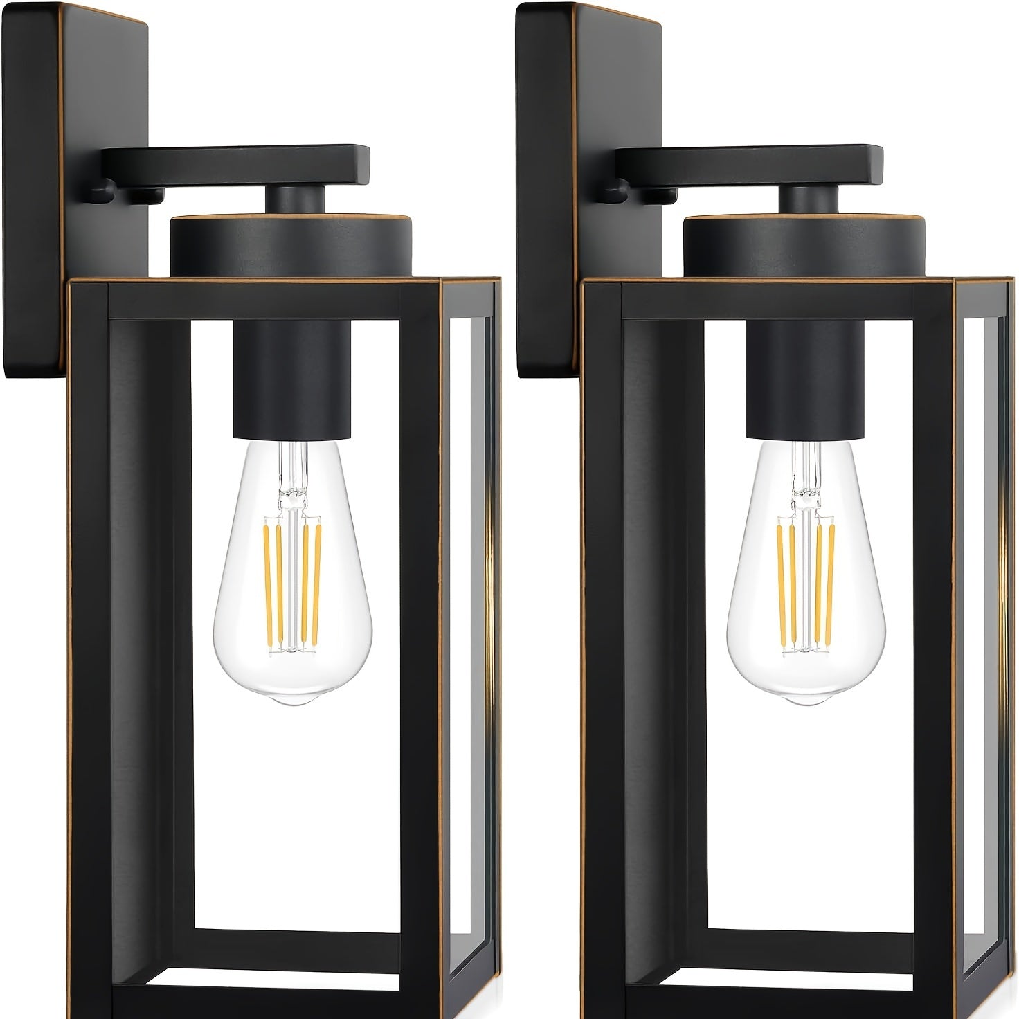 Utomhusvägglampa Modern Metalllykta