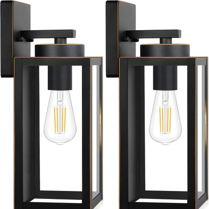 Utomhusvägglampa Modern Metalllykta