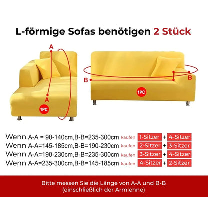 Carvallo - Elastisk sofföverdrag i sammet som sparar dina pengar