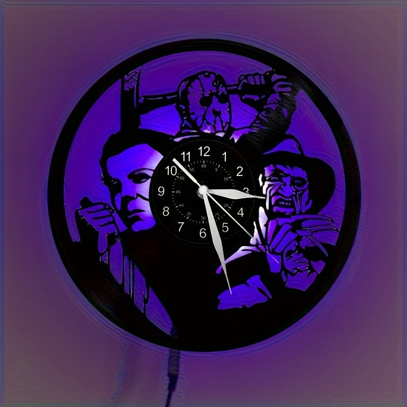 VinylHorror - Stil Horror-tema Väckarklocka, Vinylskiva