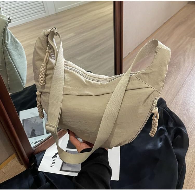 EVERCARRY – Nylon-sidoväska med smarta fack för vardagligt bruk