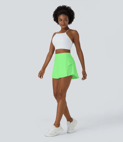 DANCEFLOW danskjol - 2-i-1 mini med integrerade shorts och dold ficka