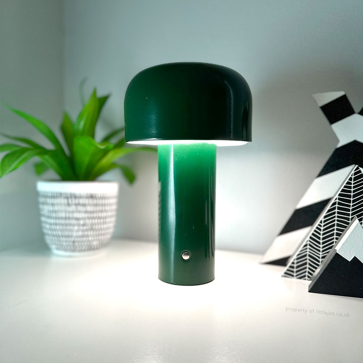 Trådlampad Svampbordslampa | USB-C Uppladdningsbar | 3 Ljusstyrkenivåer | 8&quot; Modern LED Ljus