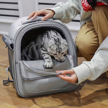 Katt transporter ryggsäck väska för katter Ventilerande