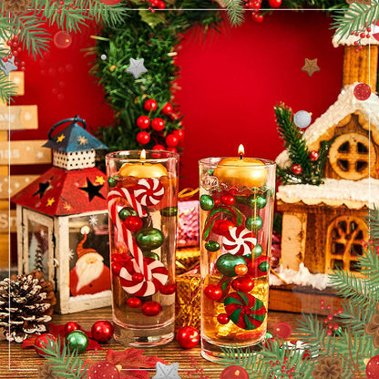 Carvallo - 2250 stycken 17-20mm kristall-botten-vatten-perlor-gel