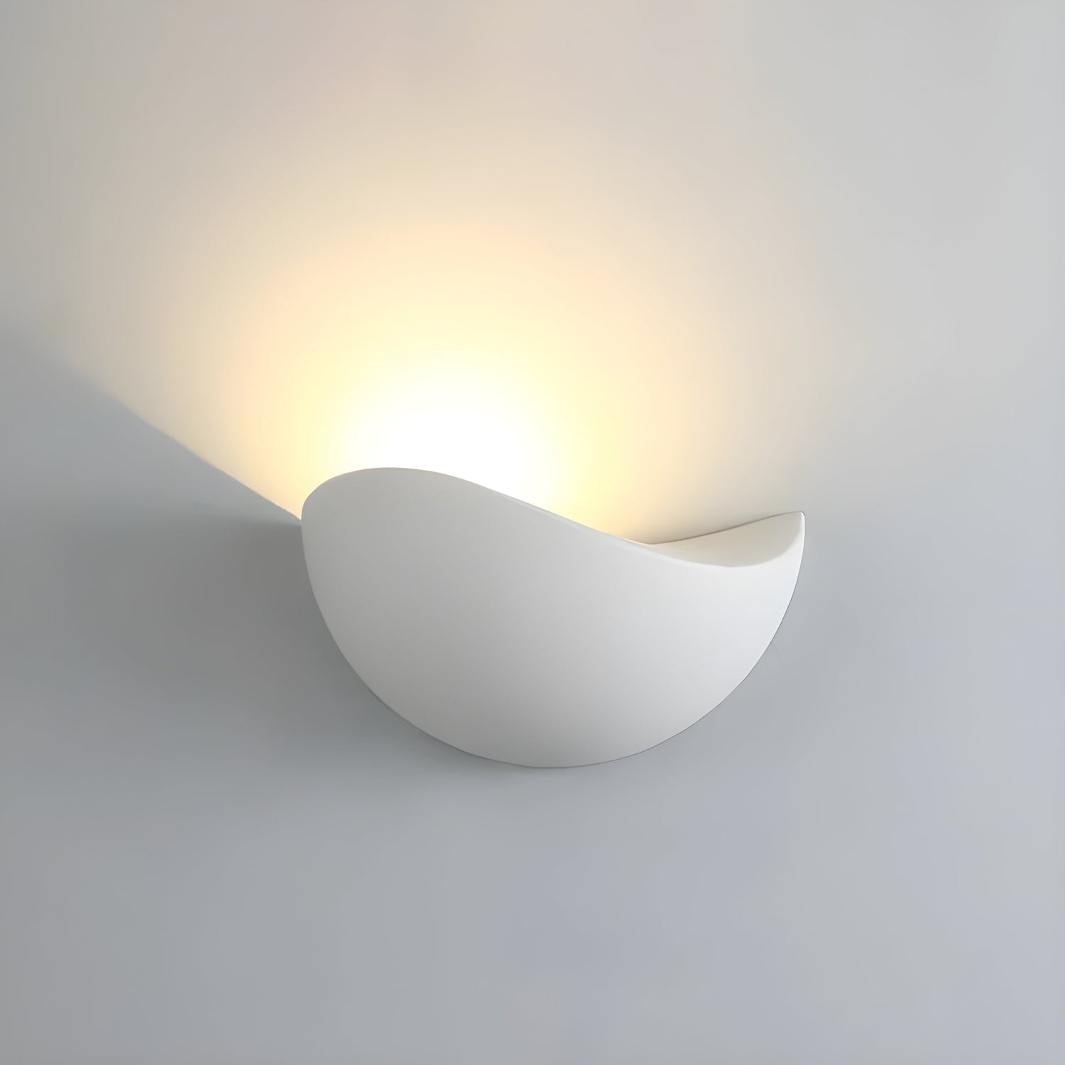 NoirLume Light - Minimalistisk halvcirkelformad LED vägglampa