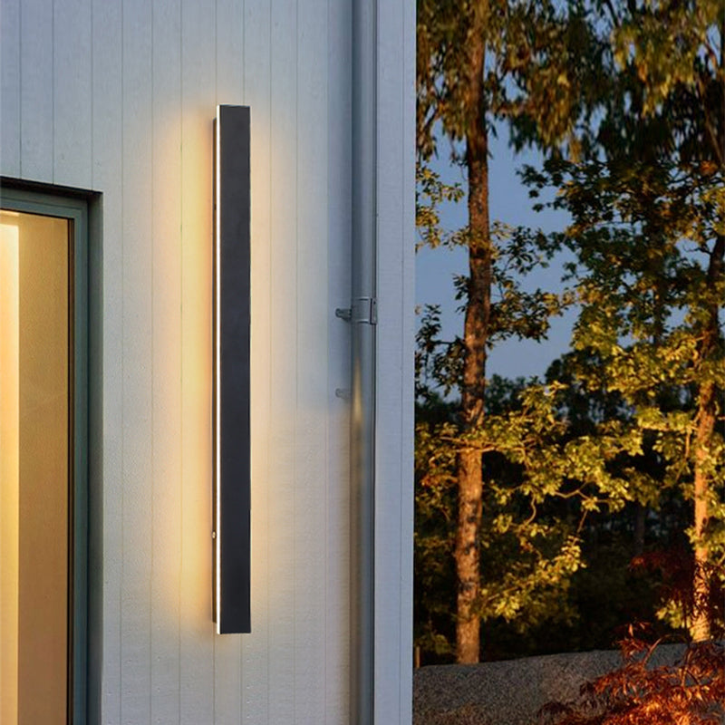 Zenith - Modern Design LED Vägglampor Svart Metall för Trädgård och Hall