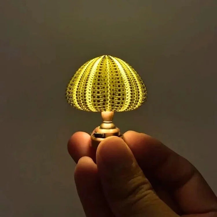 DIY Zee-egel bordslampa