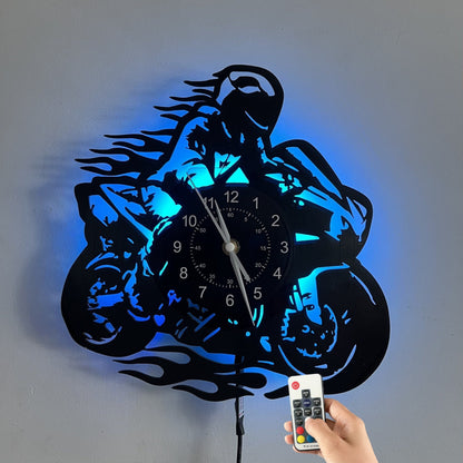 MotoGlow - Motorcykelinspirerad vägglampa med ljudlös precision