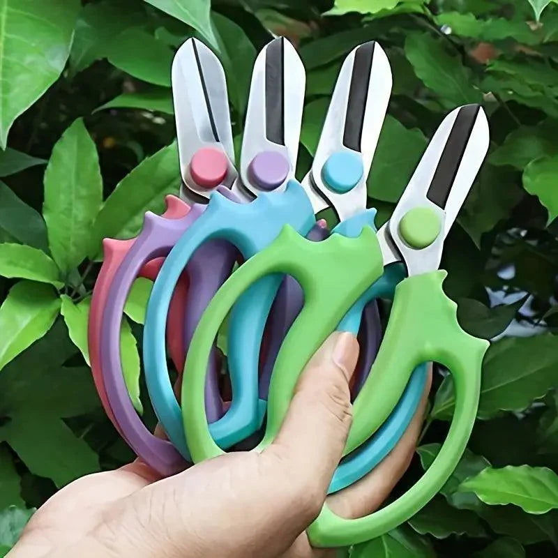 Carvallo Garden Scissors | Precision Cut with Comfort Grip | For Left & Right-Handed | Stainless Steel Blades