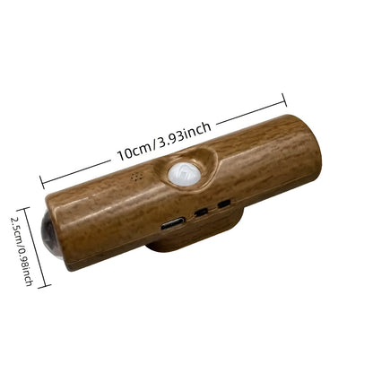 LED-nattljus med rörelsesensor (6-pack) - Dimmbar &amp; RGB | USB-laddning, 3 ljusfärger, Perfekt för hall, trappa &amp; vardagsrum