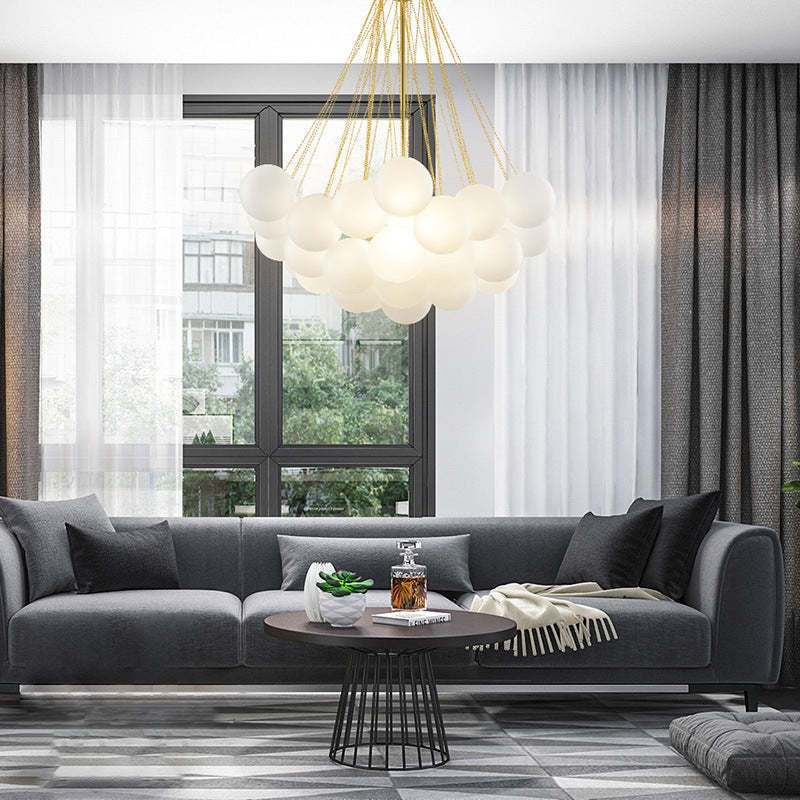 Glamora - Design Hänglampa i Metall och Glas