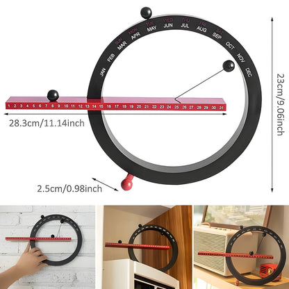 Magnetisk kugur – Kreativ och dekorativ bordsklocka med mjuk design