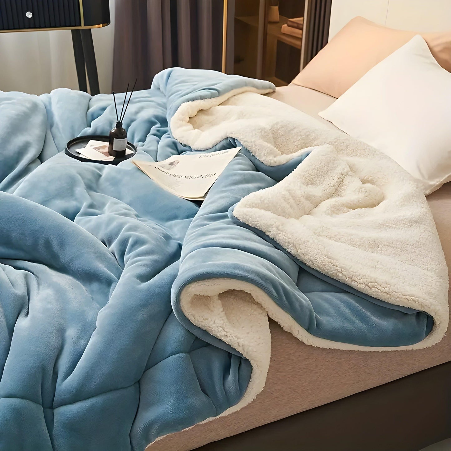CloudNest Comforter - Varm Dubbel-Lager Tjock Quilt