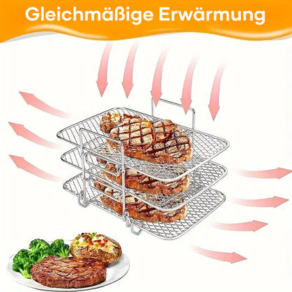 Carvallo - Flerlagers rostfria grill