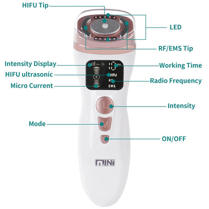 Hem RF Hud Föryngring - Bärbar Mini Ultrasound RF Enhet