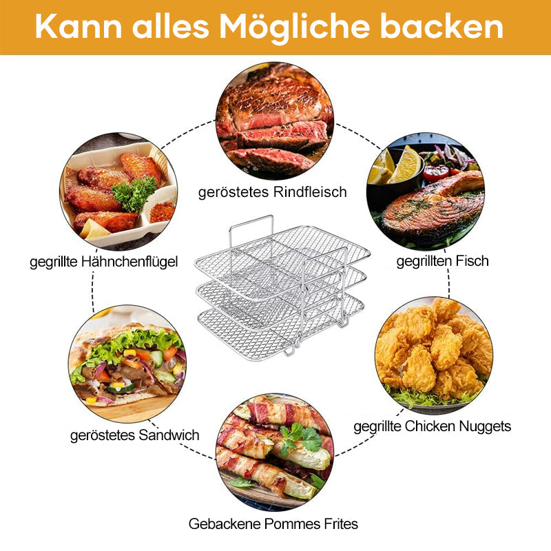 Carvallo - Flerlagers rostfria grill