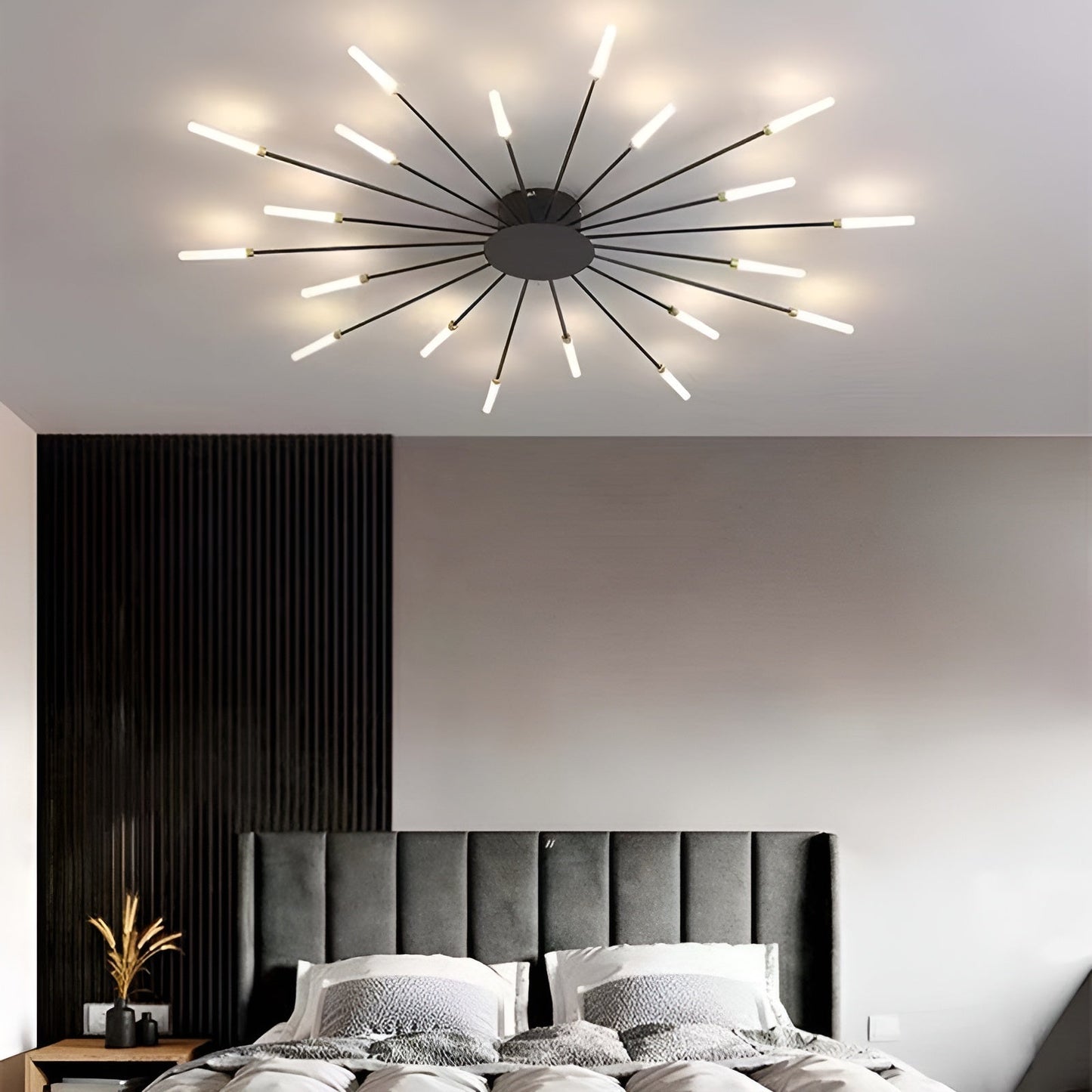 CelestialArc Light - Modern Fyrverkeri LED-Taklampa