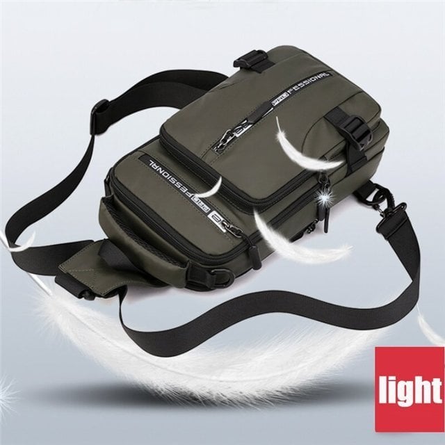 Vattentät Multi-Funktionell Axelväska – Mångsidig och Stylad Axellväska för Dagligt Användande