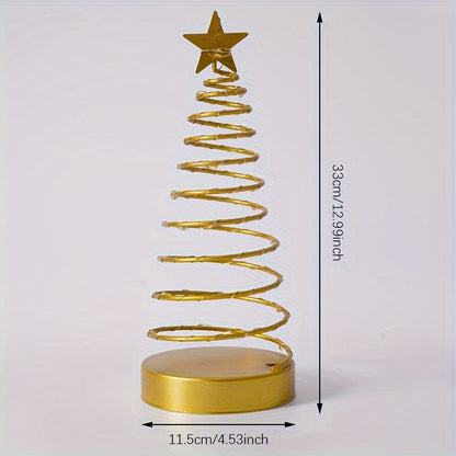 StarGlow - LED Sterboom Bordslampa, Batteridriven och Rostbeständig