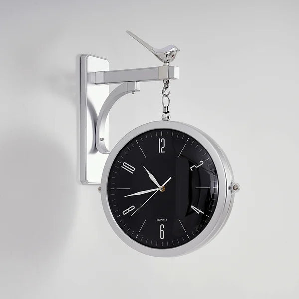 RomanClock - Dubbel Sidig Väggklocka