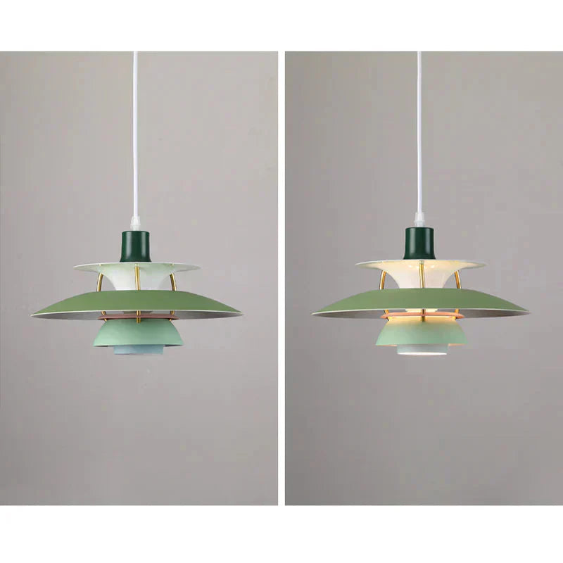 LED Hängande Lampa med Tygskärm