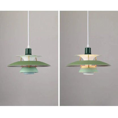 LED Hängande Lampa med Tygskärm