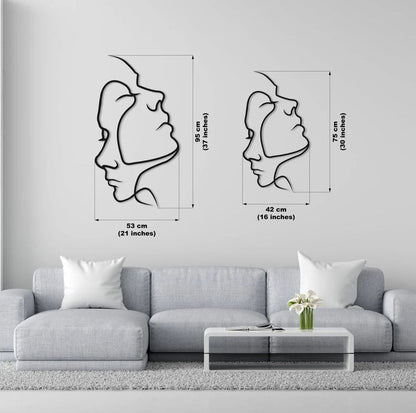 SereneShapes - Modern Väggkonst för Fridfull och Stilig Inredning