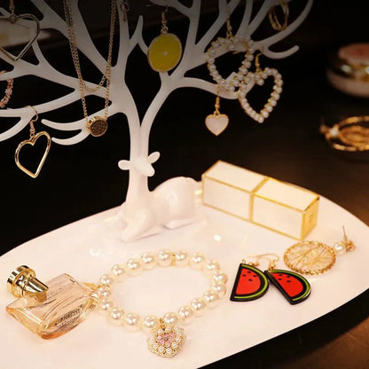 Deer Formad Smyckeshängare i Chic Plastdesign