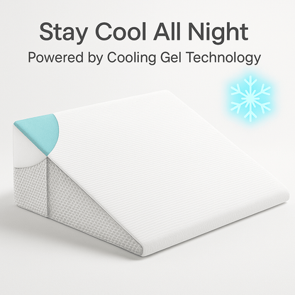 ELEVANA – Ergonomiskt kilkudde i minnesskum för bekväm stöd