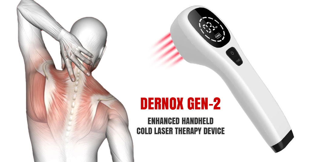 Uppgraderad Kalla Laser Röd Ljus Terapi Enhet