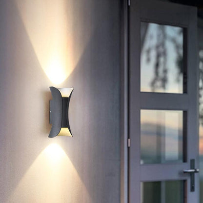 Vattentålig LED-vägglampa för utomhusbruk – Upp- och nedljus