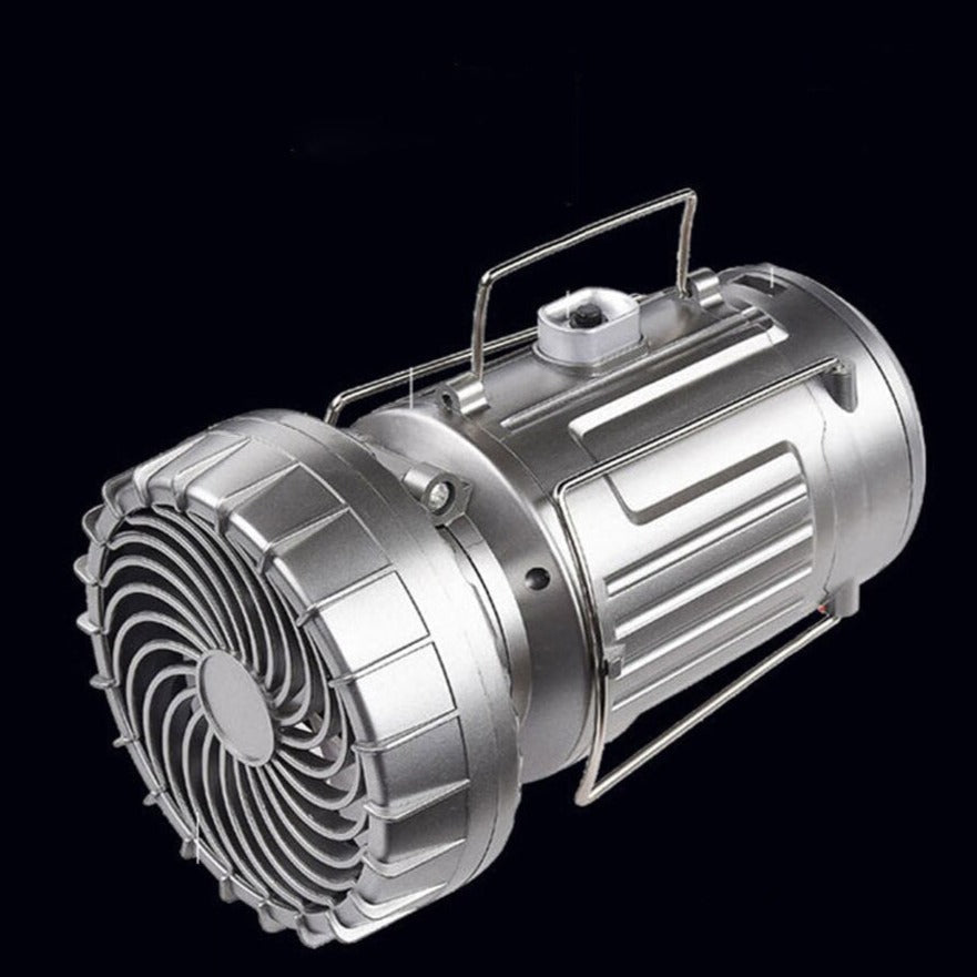 Carvallo - Multifunktionell LED-lampa med fläkt och laddare