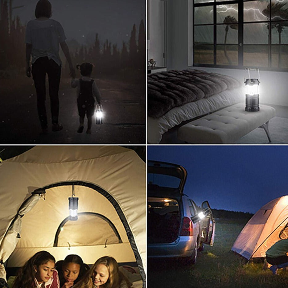 Carvallo - Multifunktionell LED-lampa med fläkt och laddare