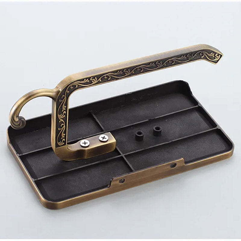 SleekStorage - Slank toalettpappershållare med hylla och sidokrok